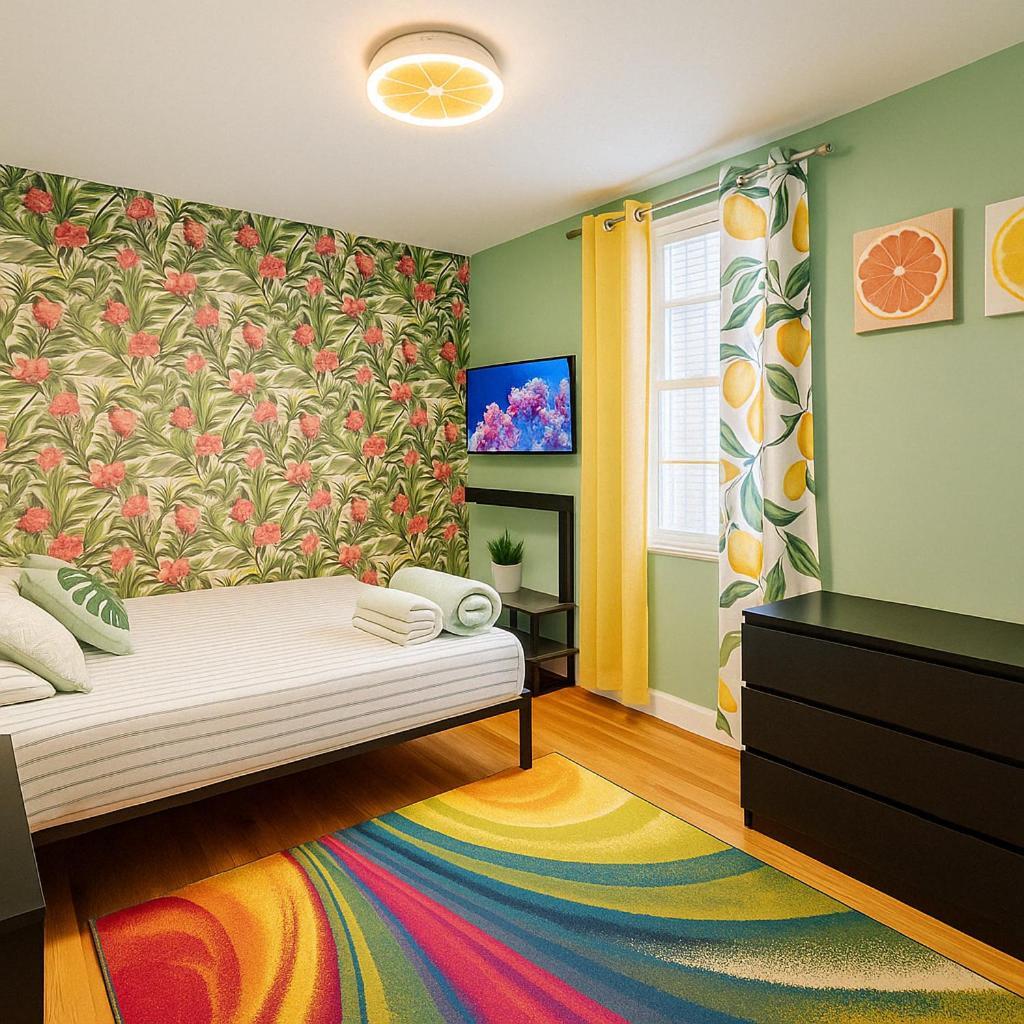 Tropical Comfort Room In Harlem Cozy Stay With Snacks & Style ニューヨーク エクステリア 写真