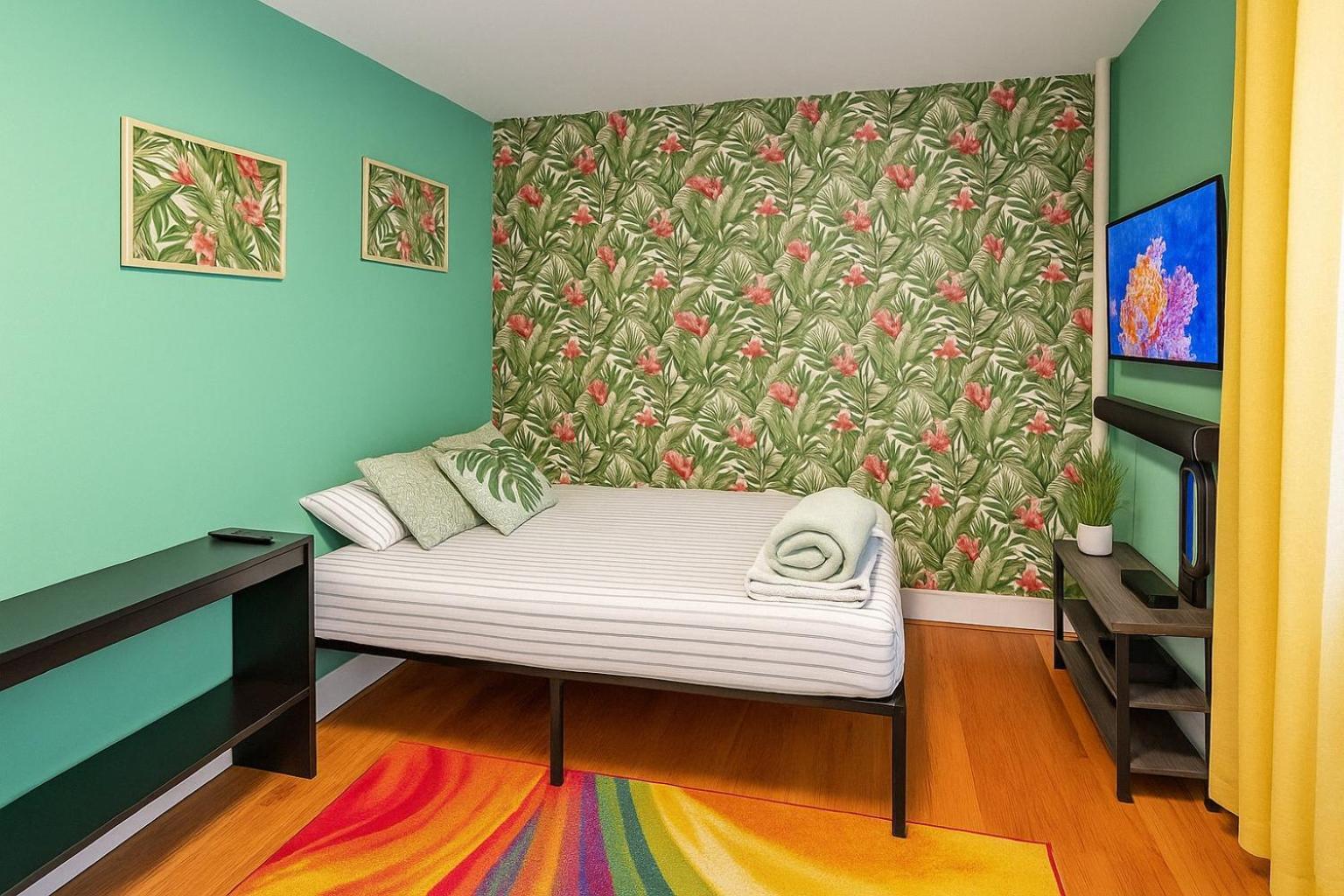Tropical Comfort Room In Harlem Cozy Stay With Snacks & Style ニューヨーク エクステリア 写真